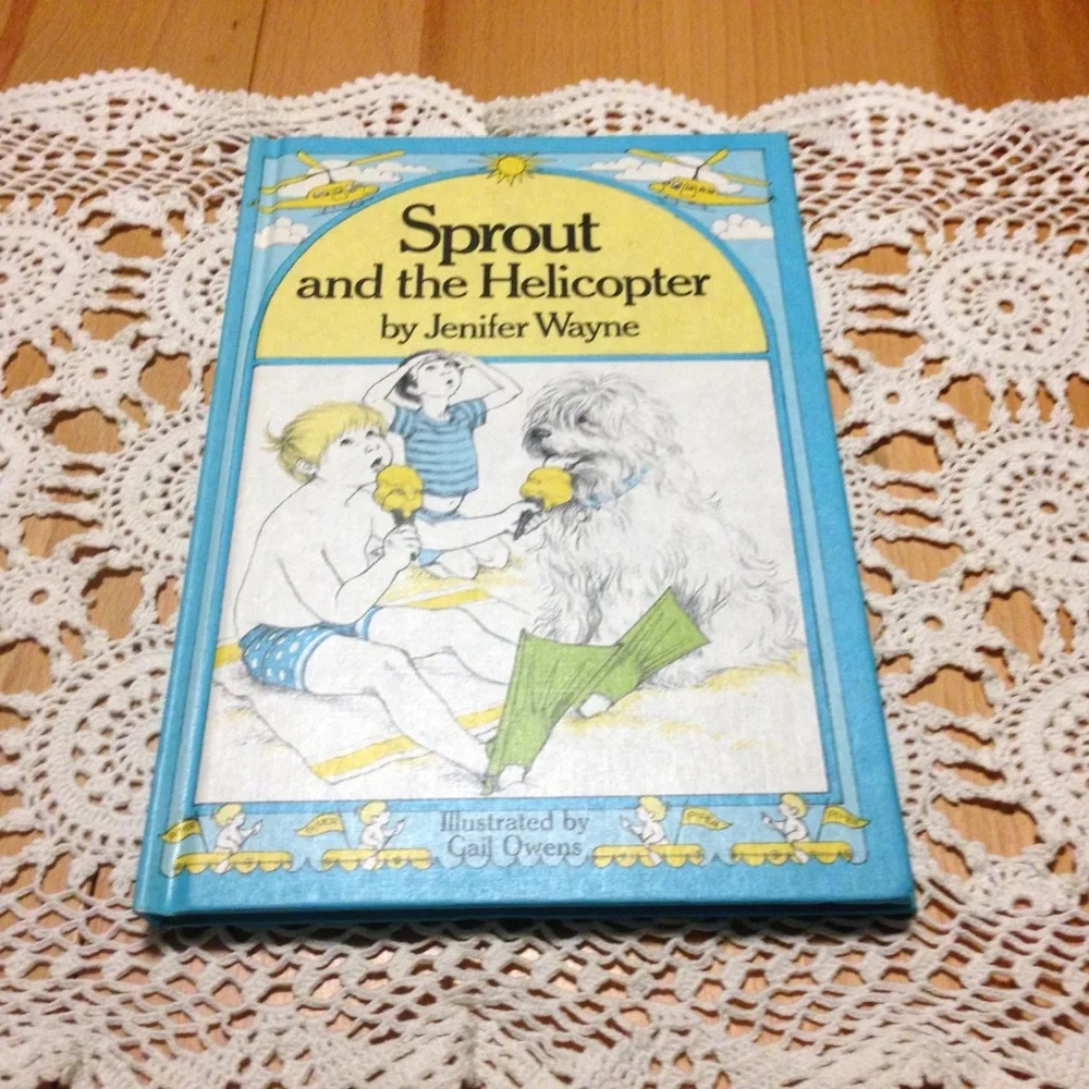 Vintage Sprout hardbacks, children's books also nice for decor
